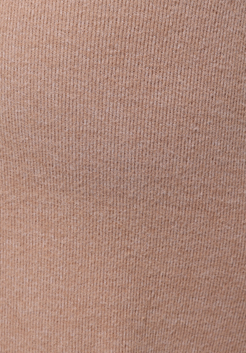 Regular Fit Düz  Kadın Bej Etek