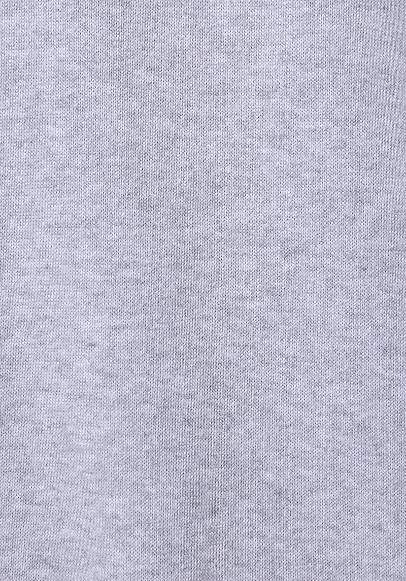 Oversize Fit Kapüşonlu Düz Kadın Gri Sweatshirt