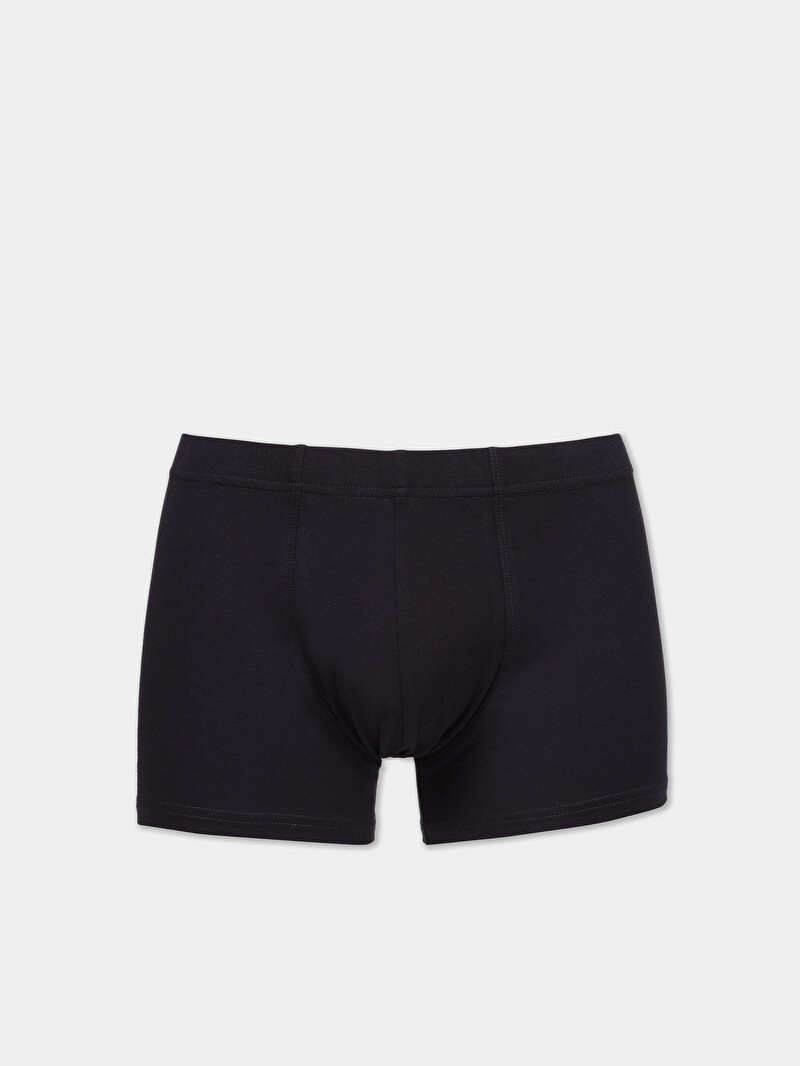 Modern Fit Düz Erkek Lacivert Boxer