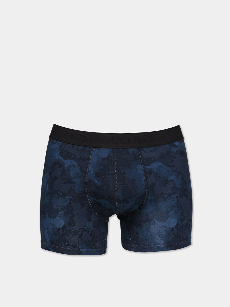 Modern Fit Baskılı Erkek Çok Renkli Boxer