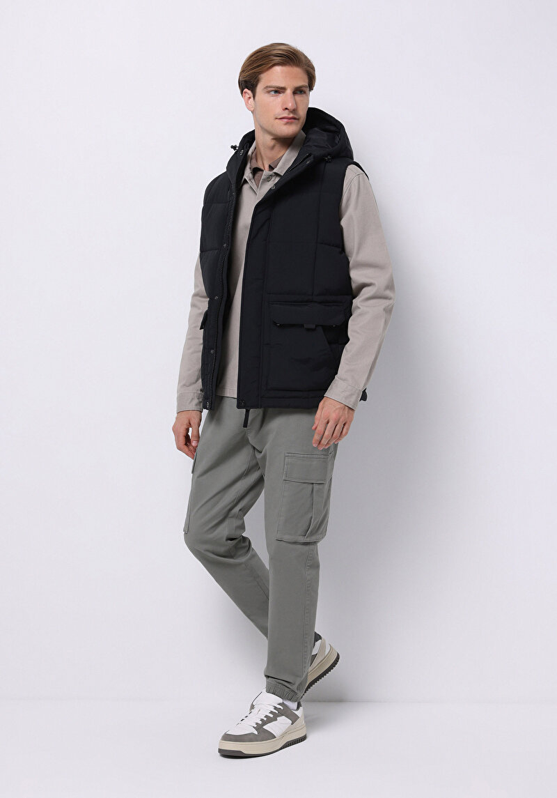 Regular Fit     Erkek Lacivert Yelek