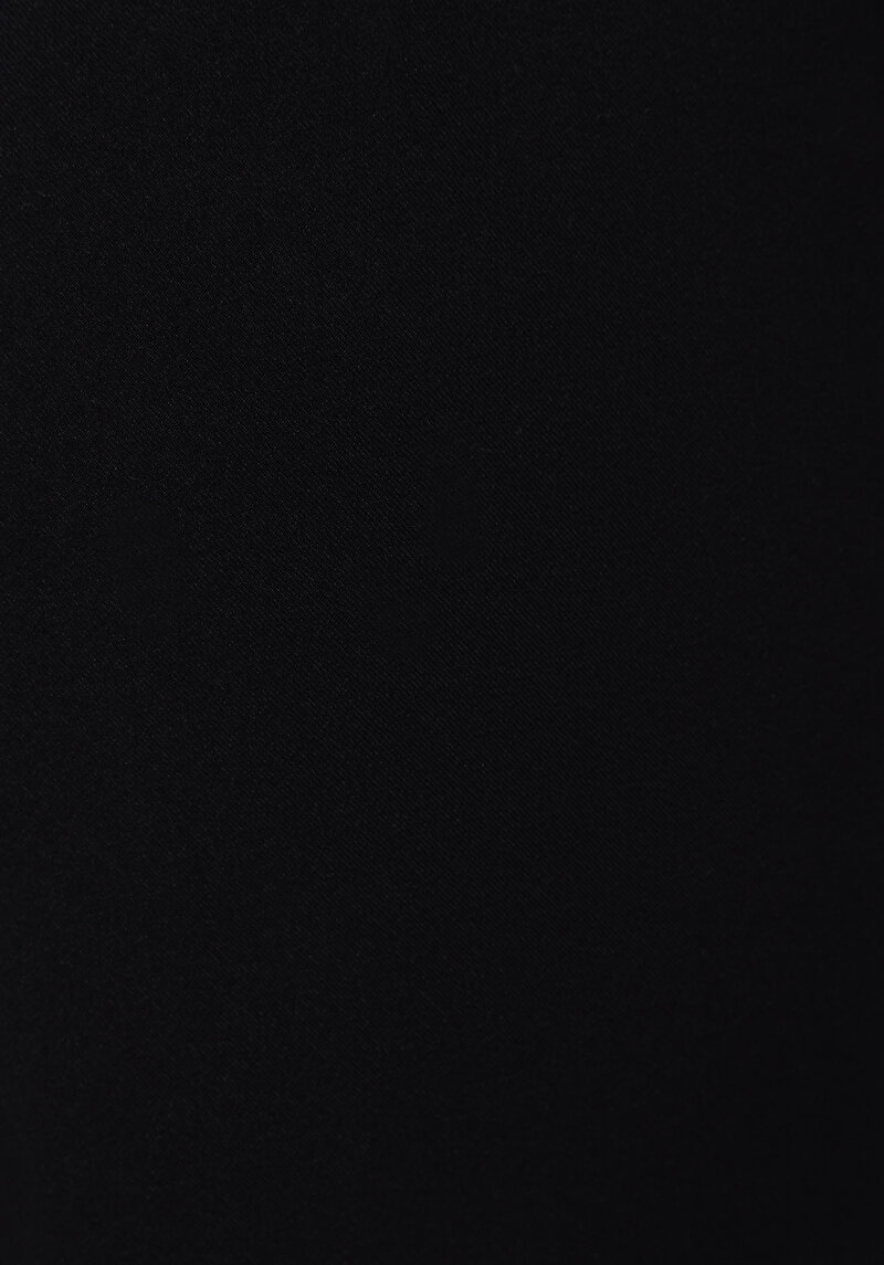 Regular Fit Yüksel Bel Geniş Paça Kadın Siyah  Pantolon