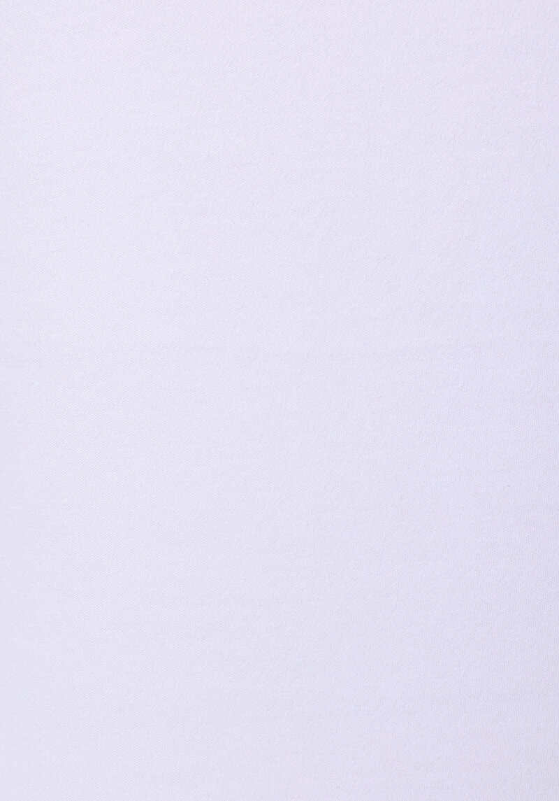 Slim Fit Yuvarlak Yaka Düz Kadın Beyaz Uzun Kol Tişört