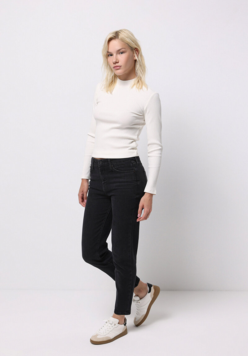 Mom Fit Kadın Denim Jean Pantolon