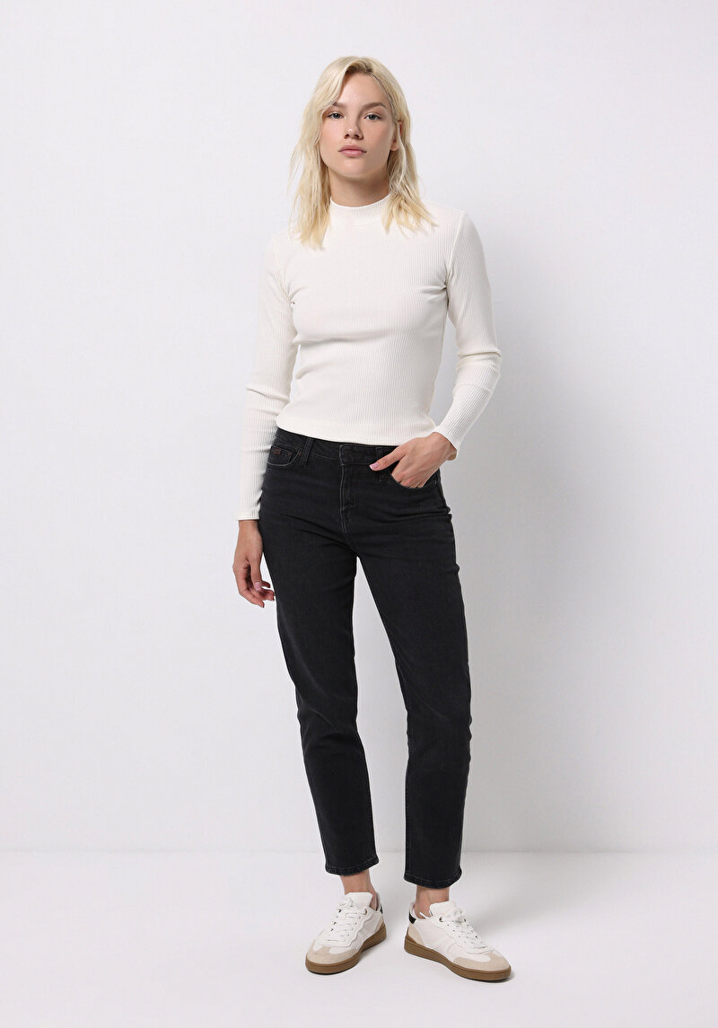Mom Fit Kadın Denim Jean Pantolon