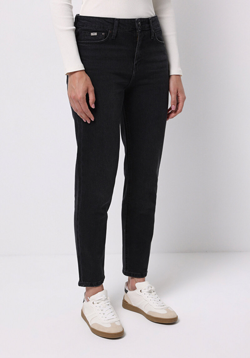 Mom Fit Kadın Denim Jean Pantolon