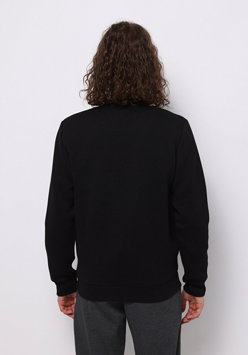 Slim Fit Erkek Siyah Ceket