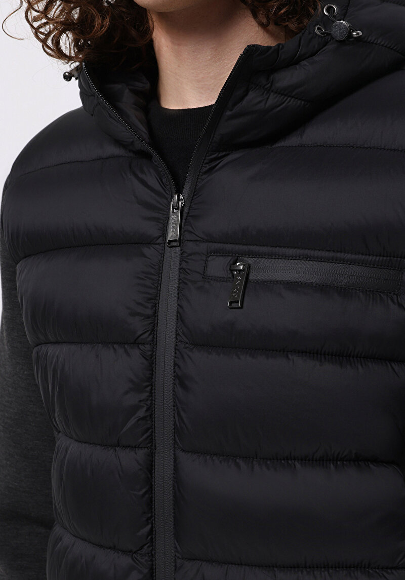 Slim Fit     Erkek Gri Mont