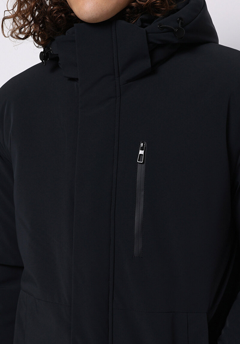 Regular Fit Erkek Lacivert Mont