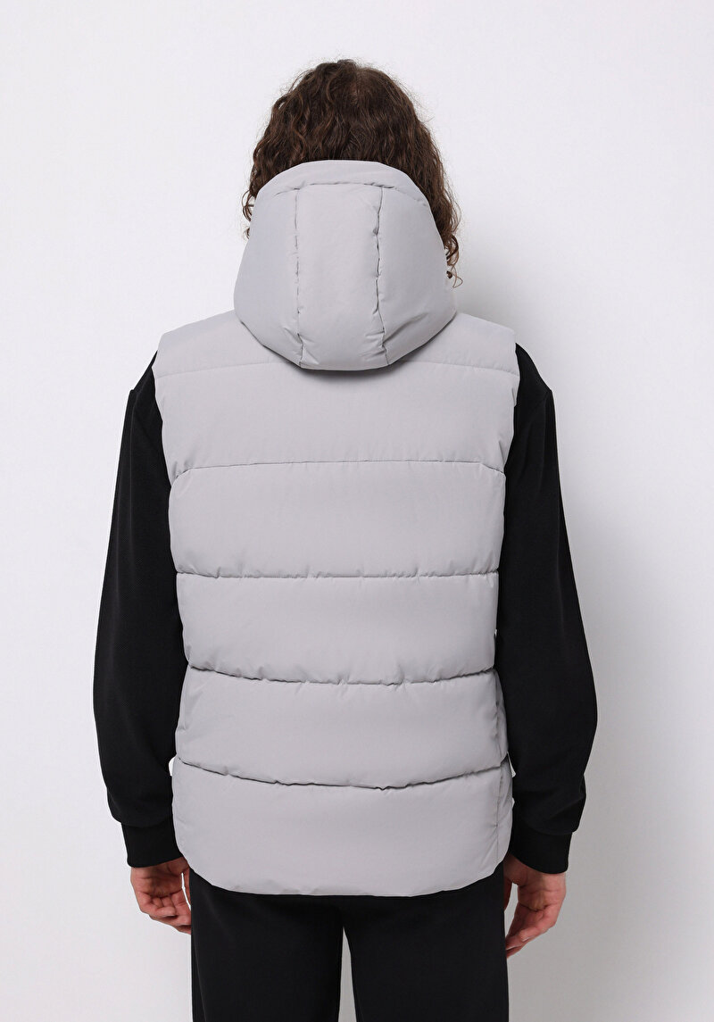 Slim Fit Erkek Taş Yelek