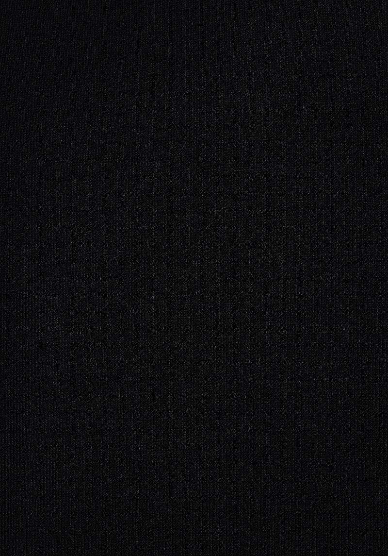 Regular Fit Turtle Neck Jakarlı Erkek Siyah Kazak