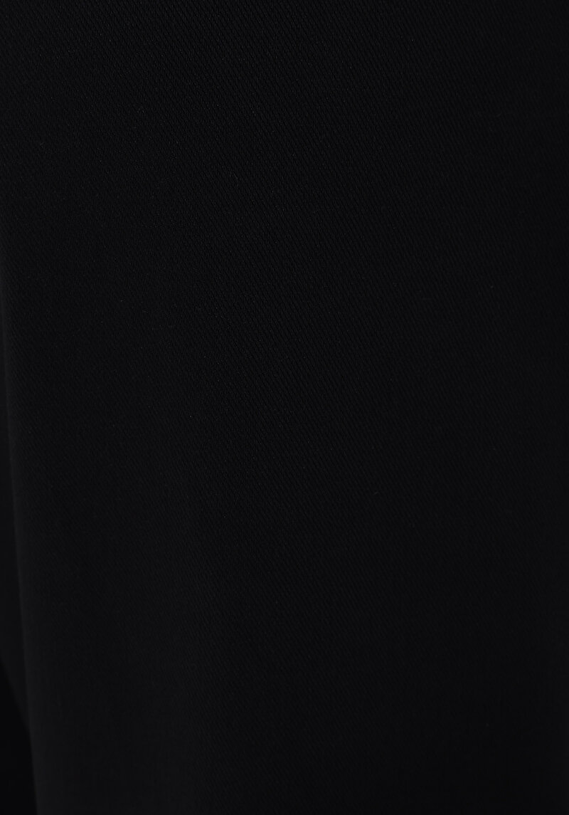 Regular Fit Yüksel Bel Düz Paça Kadın Siyah  Pantolon