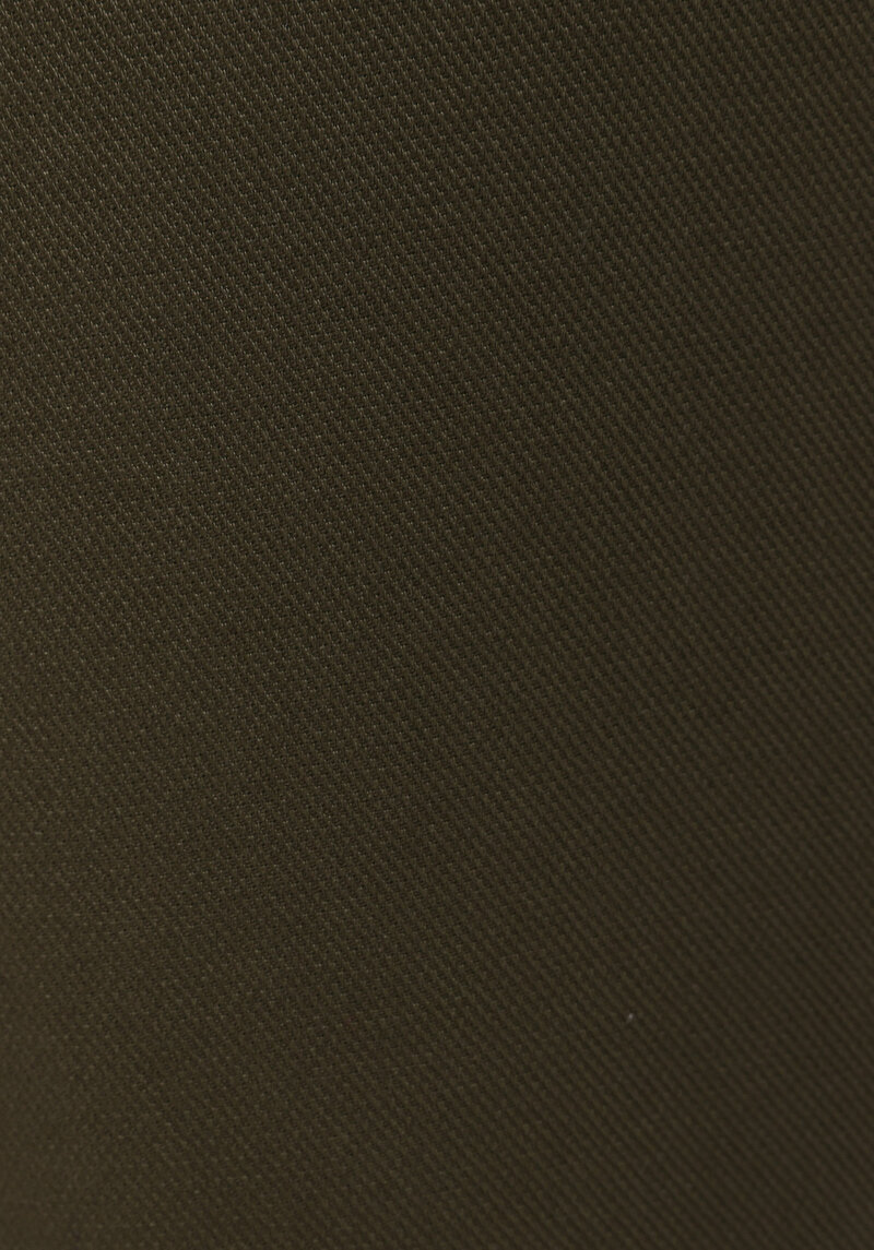 Regular Fit Orta Bel Geniş Paça Kadın Yeşil  Pantolon