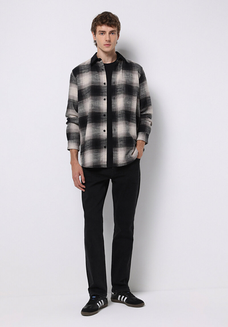 Regular Fit Erkek Lacivert Jean Pantolon