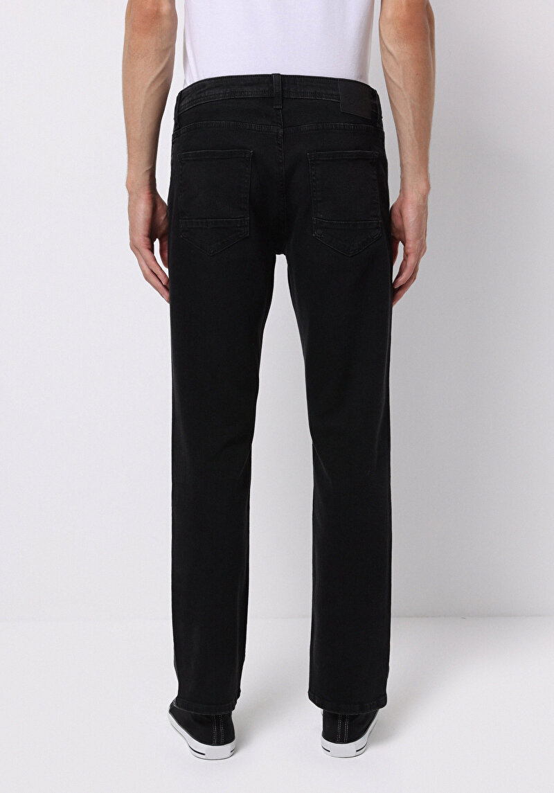 Regular Fit Erkek Lacivert Jean Pantolon