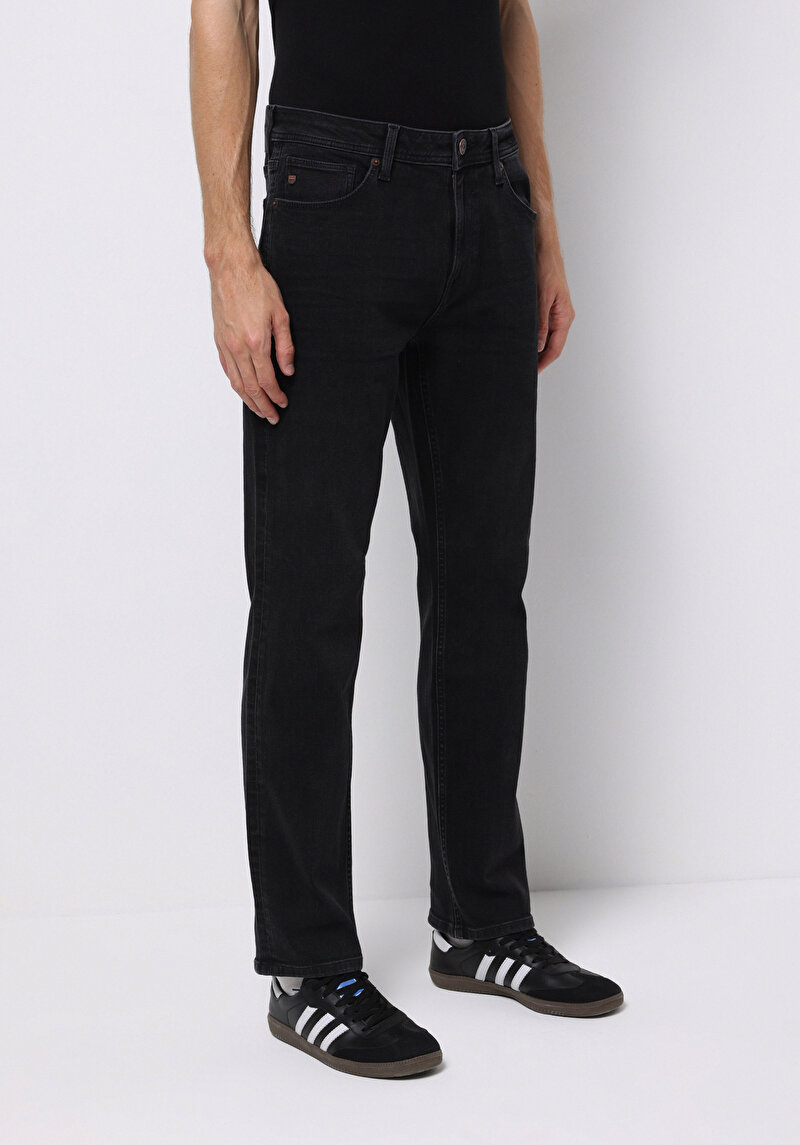 Regular Fit Erkek Lacivert Jean Pantolon