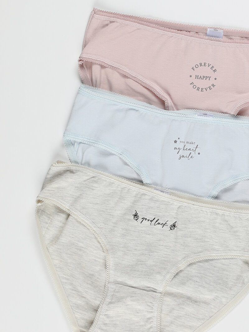 Modern Fit  Kadın Çok Renkli Boxer