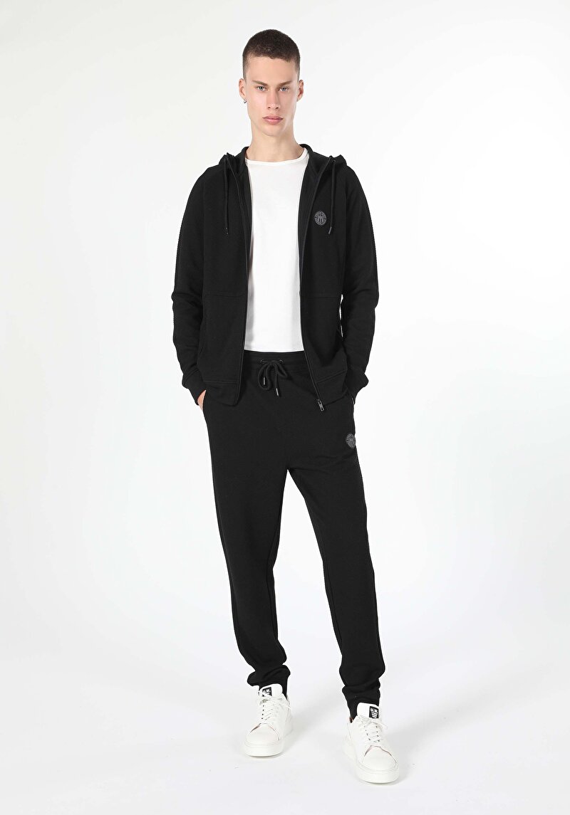 Slim Fit Erkek Siyah Ceket