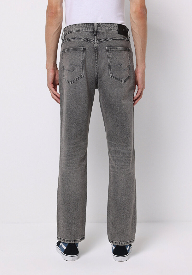 Regular Fit Erkek Siyah Jean Pantolon
