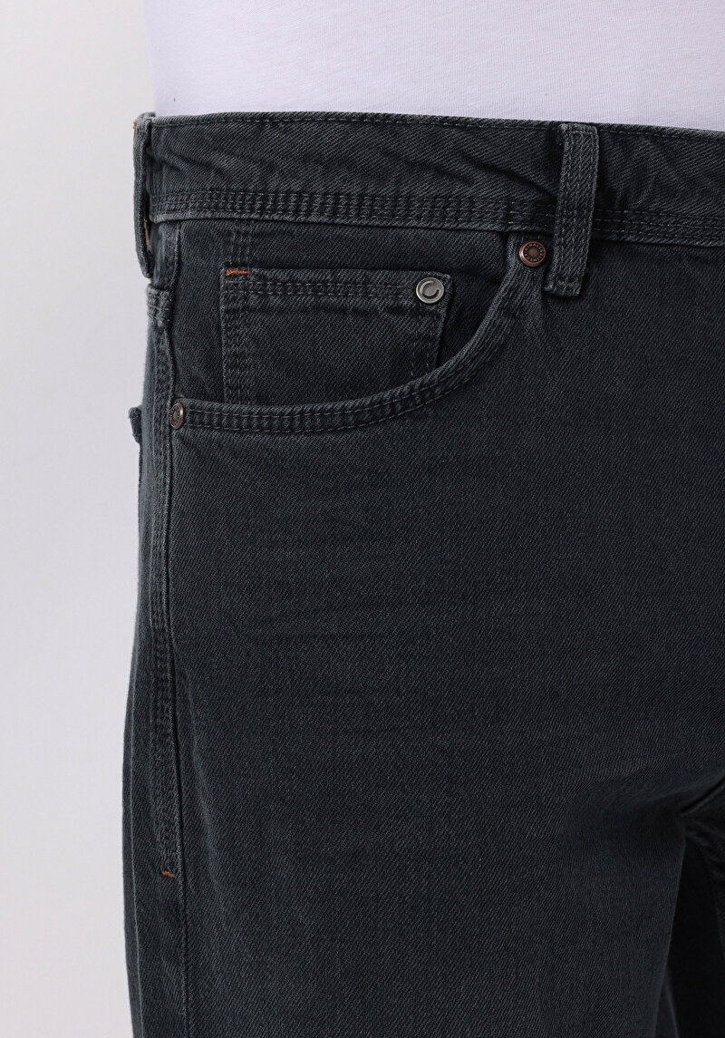 Regular Fit   Erkek Koyu İndigo Jean Pantolon