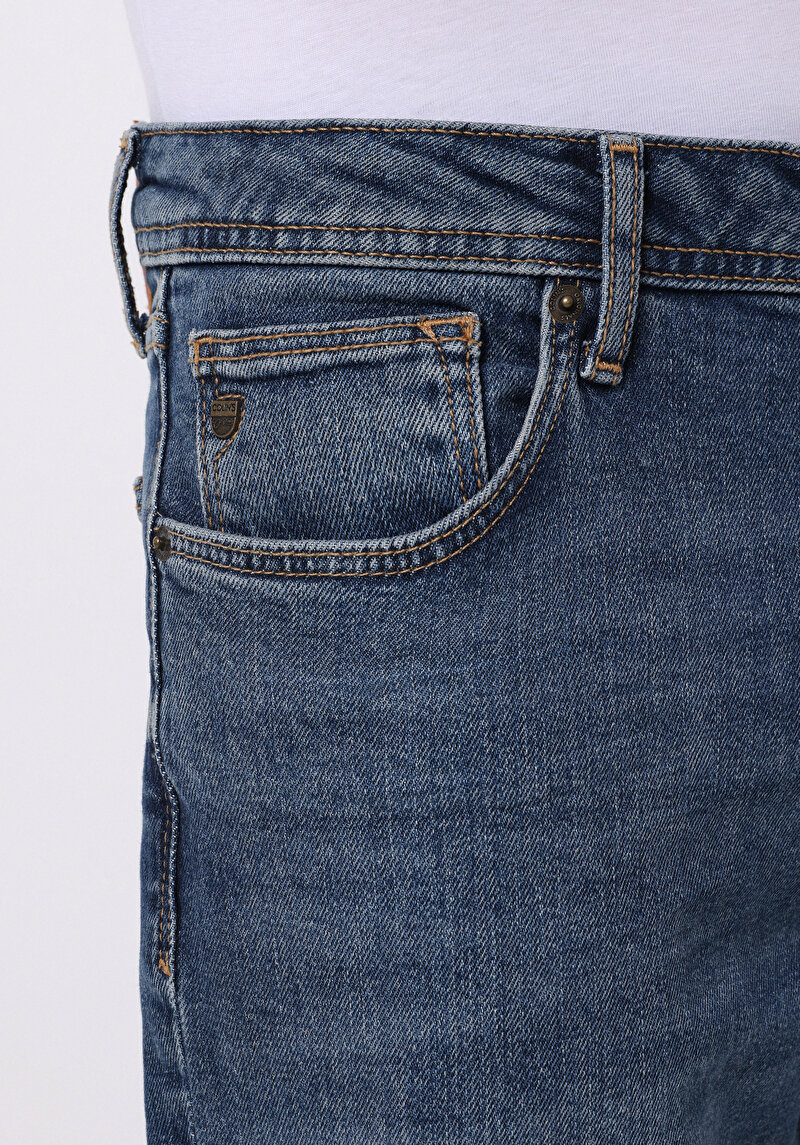 Straight Fit   Erkek Siyah Jean Pantolon