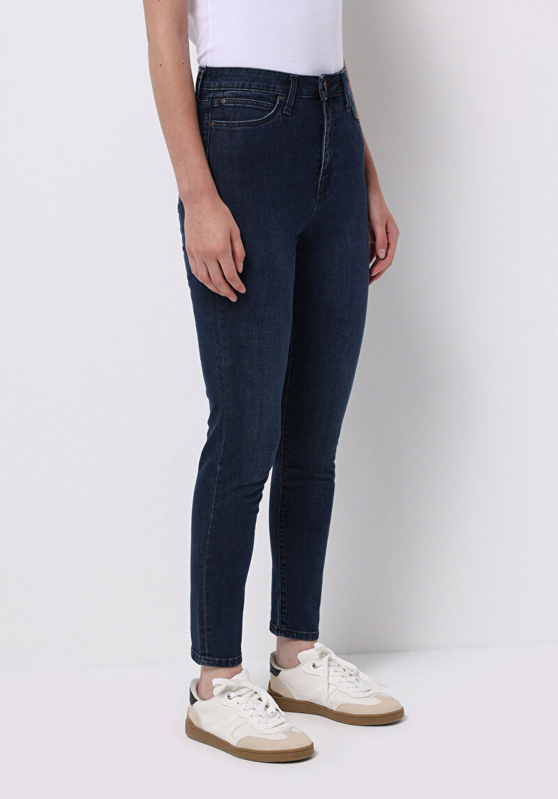 Skinny Fit Kadın Lacivert Jean Pantolon