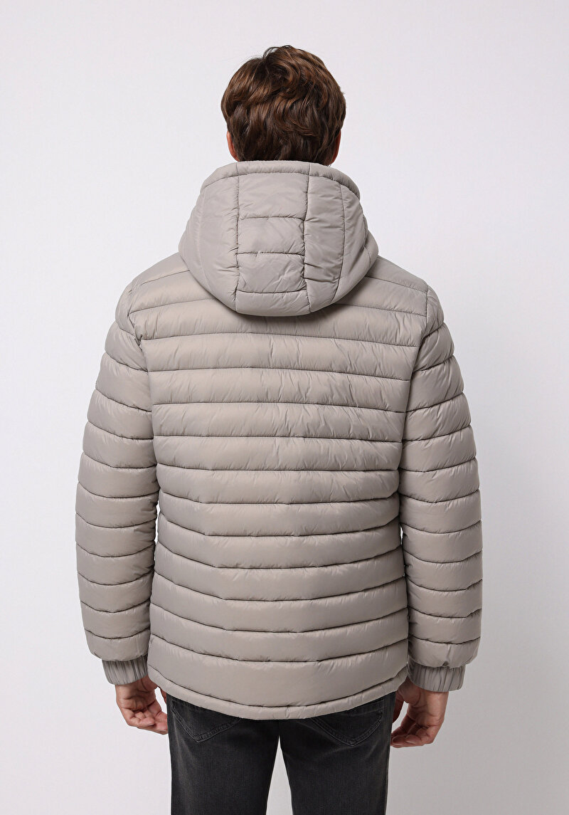 Slim Fit     Erkek Bej Mont