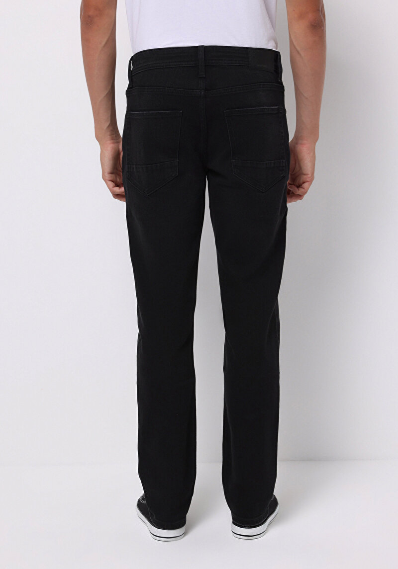 Straight Fit Erkek Denim Jean Pantolon