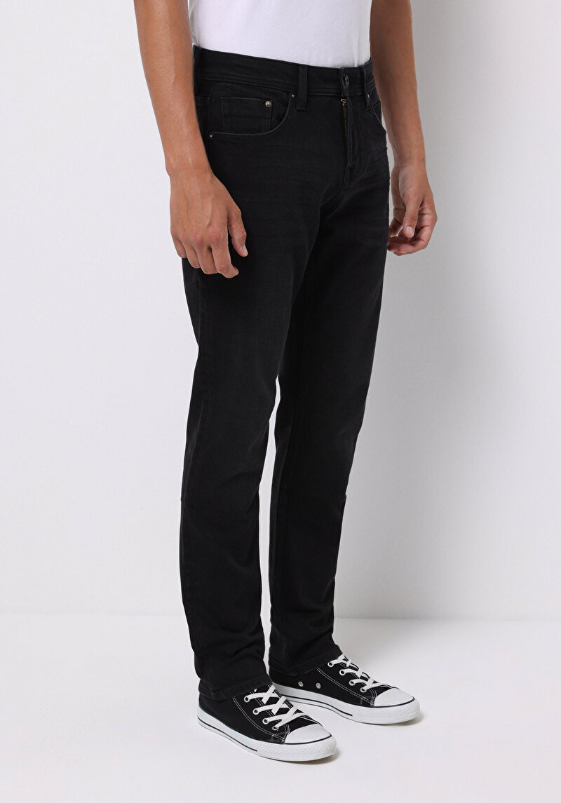 Straight Fit Erkek Denim Jean Pantolon