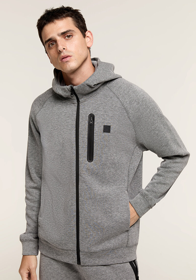 Regular Fit Erkek Antrasit Sweatshirt