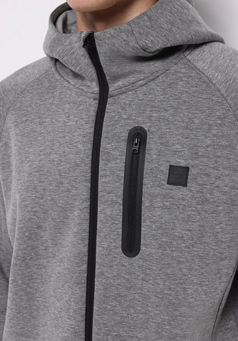Regular Fit   Erkek Antrasit Sweatshirt