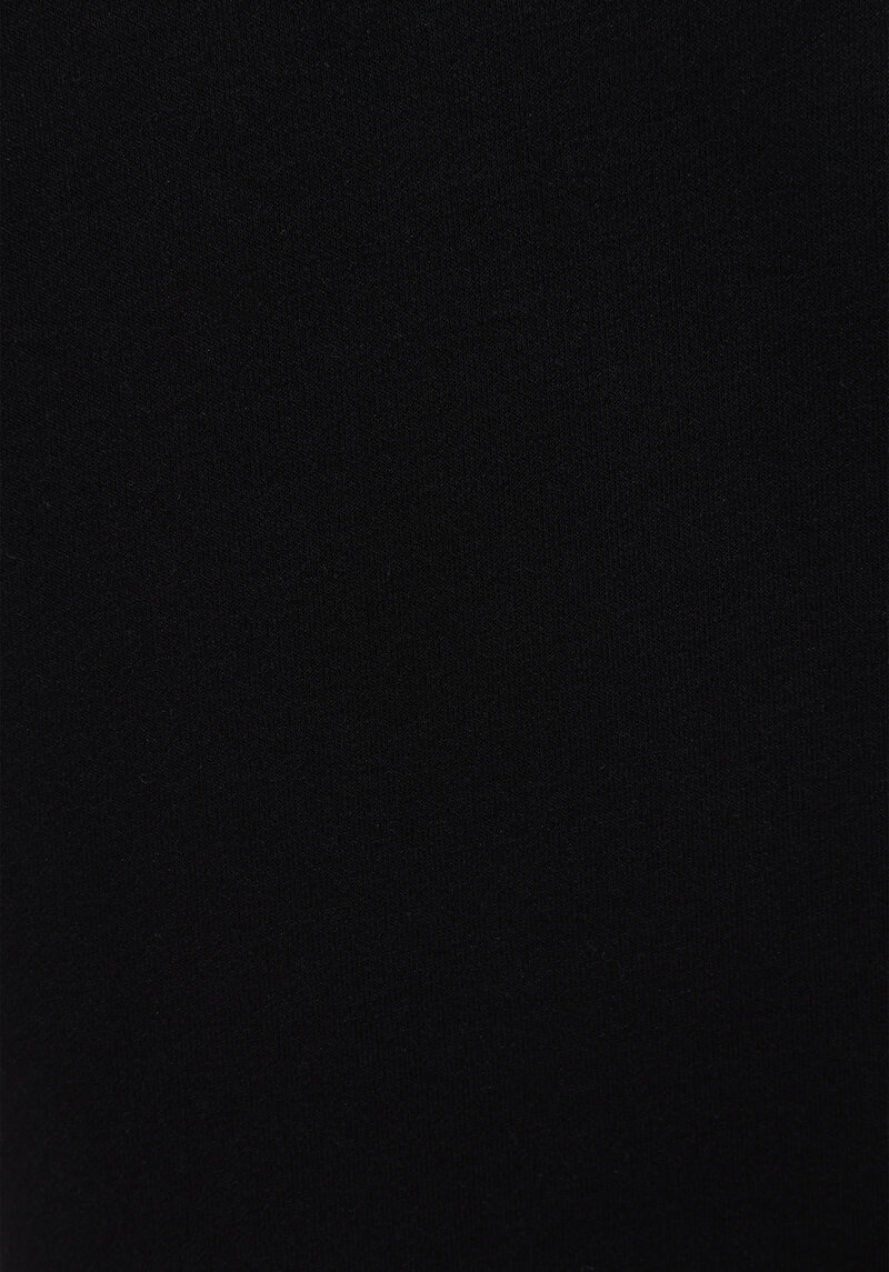 Regular Fit Orta Bel Düz Erkek Siyah Eşofman Altı