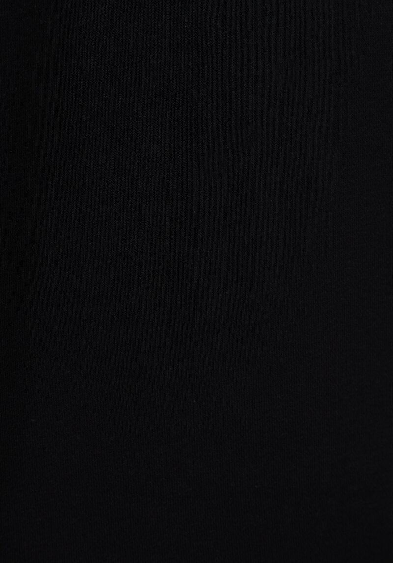 Loose Fit Orta Bel Düz Erkek Siyah Eşofman Altı