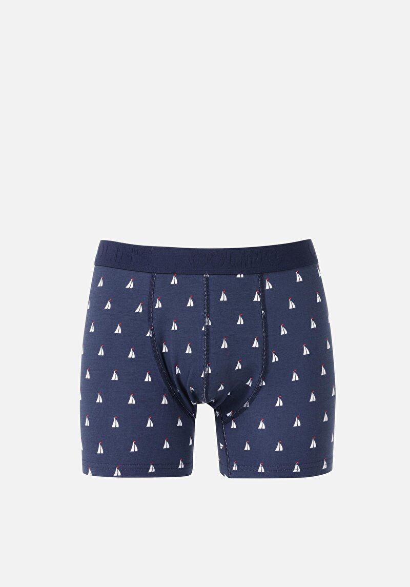 Modern Fit Erkek Lacivert Boxer