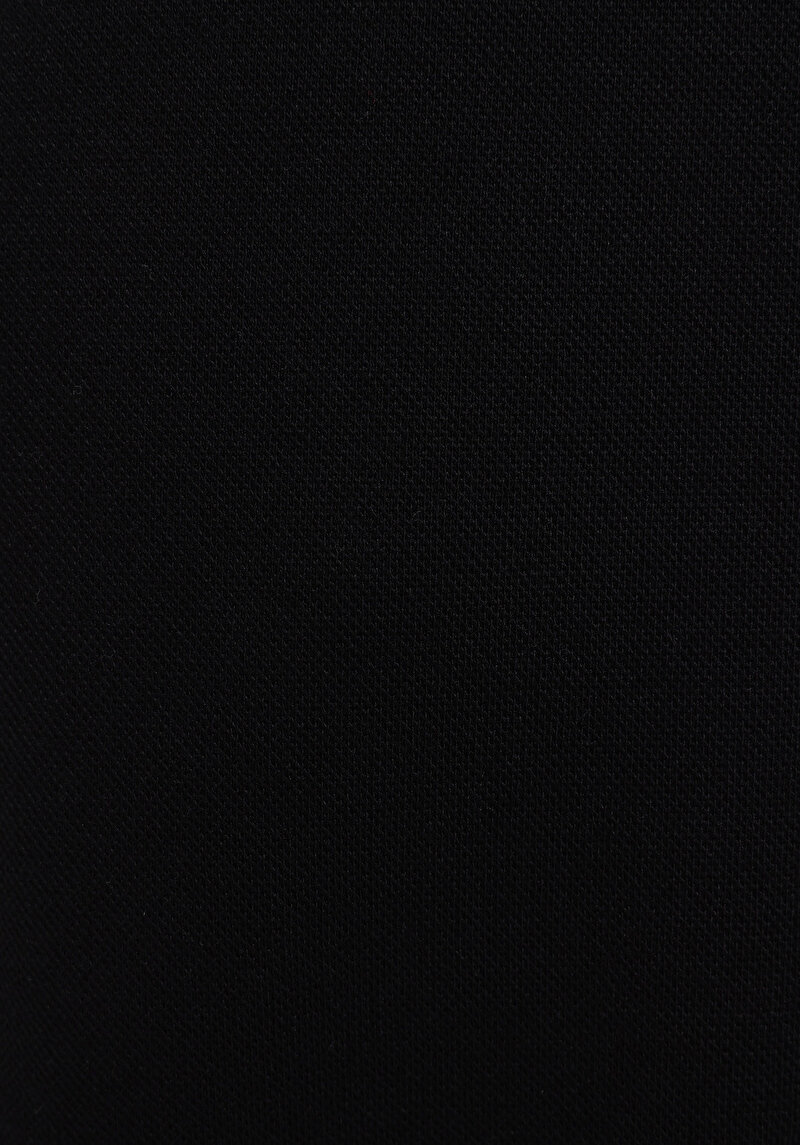 Regular Fit Orta Bel Düz Erkek Siyah Eşofman Altı