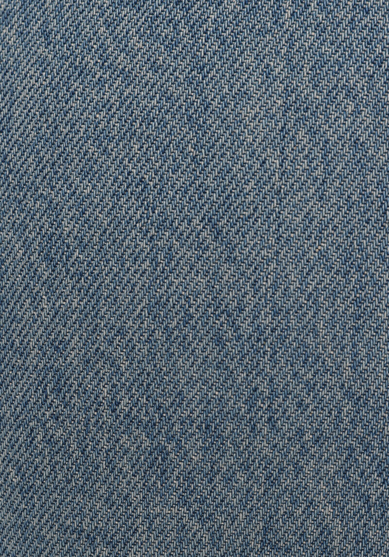 Regular Fit Düz Fermuarlı Kadın Mavi Etek