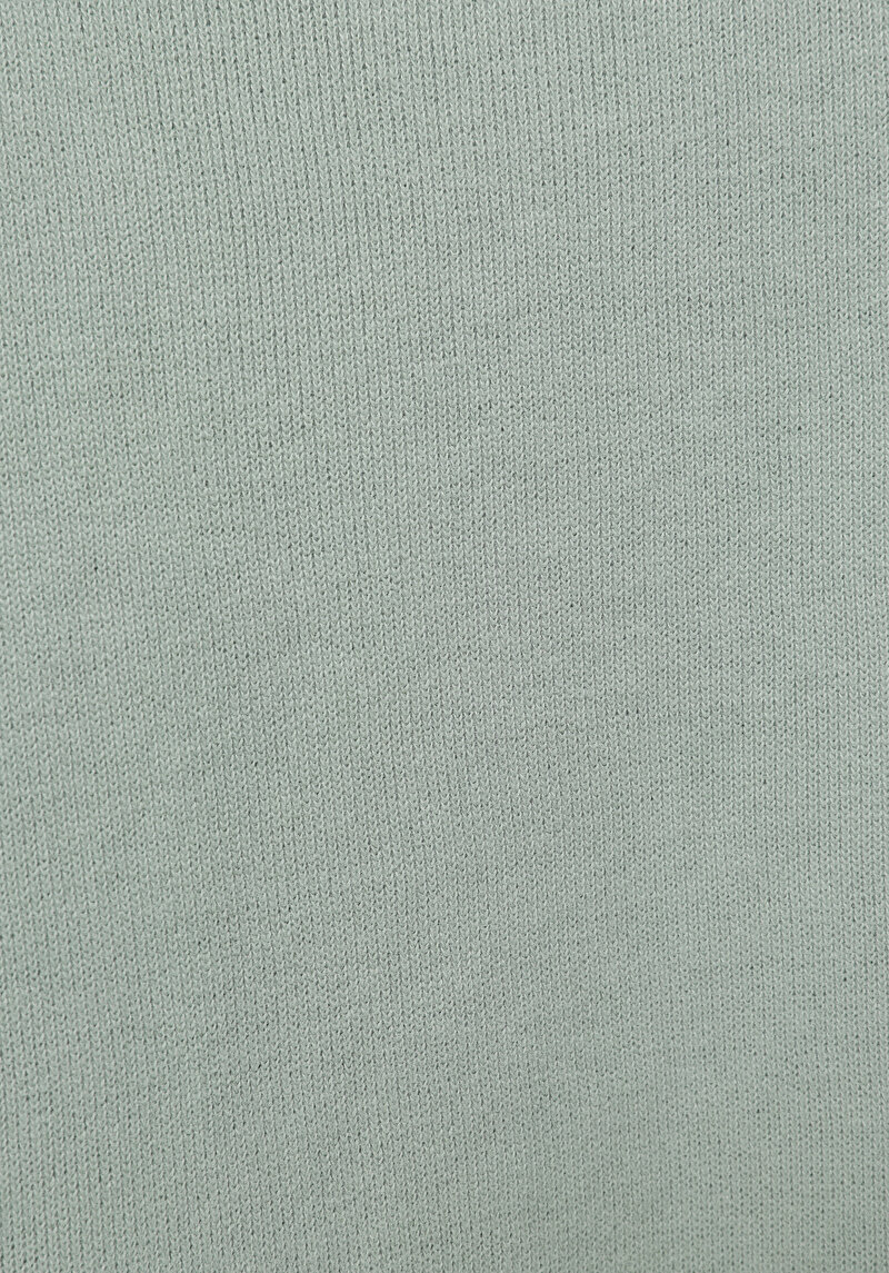 Regular Fit Yuvarlak Yaka Düz Kadın Yeşil Sweatshirt