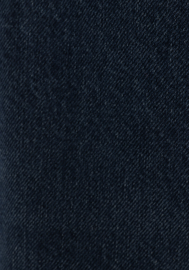 Loose Fit Yüksel Bel Daralan Paça Kadın İndigo Jean Pantolon