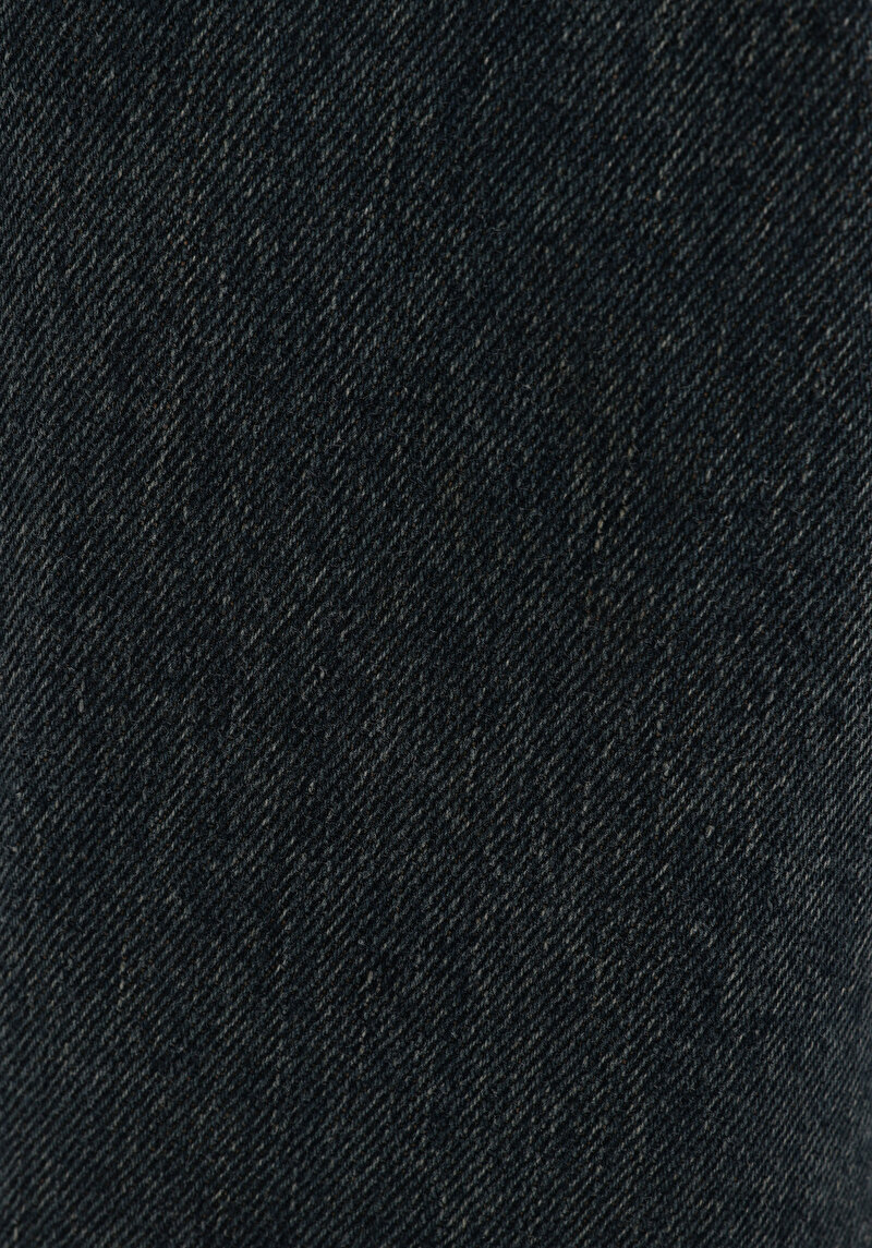 Regular Fit Yüksel Bel Geniş Paça Kadın Koyu İndigo Jean Pantolon