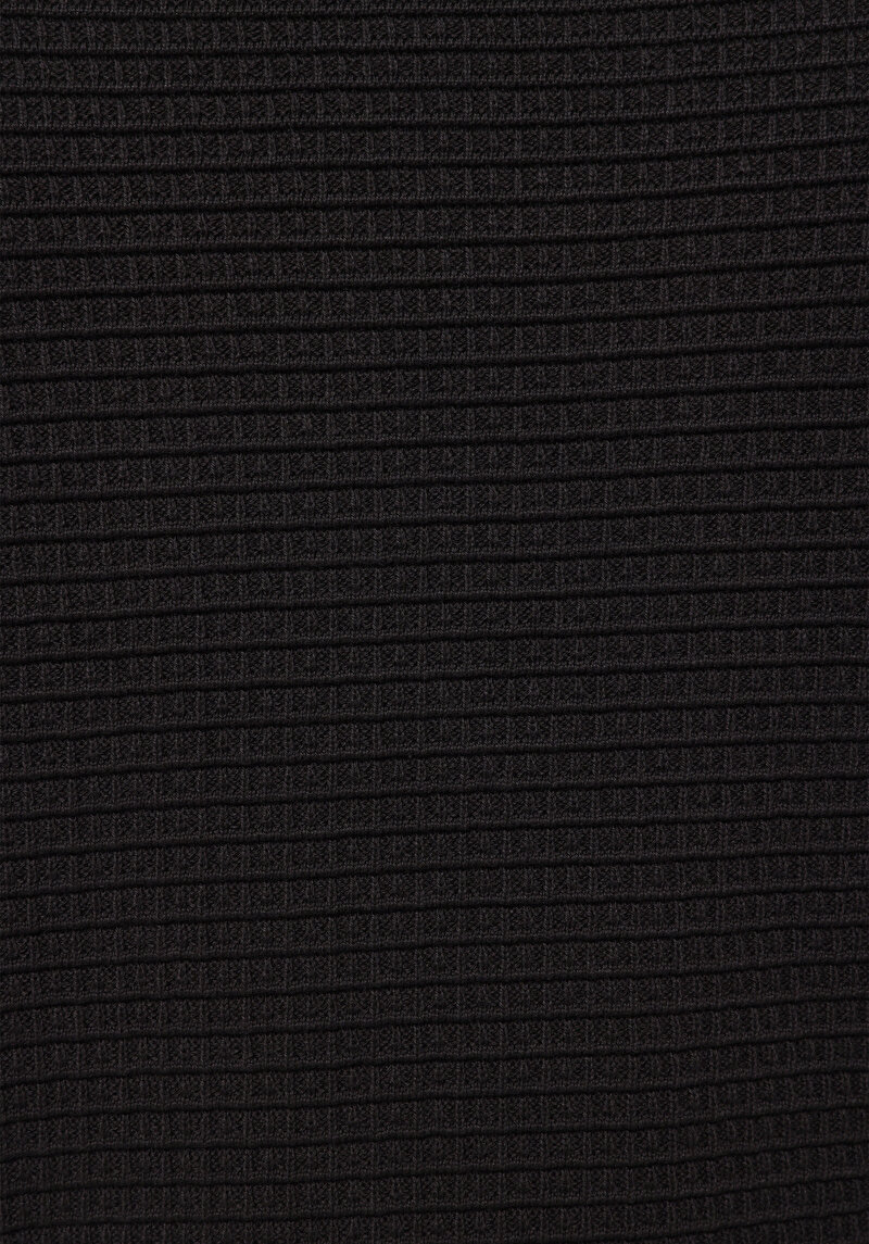 Regular Fit Yuvarlak Yaka Jakarlı Erkek Antrasit Kazak