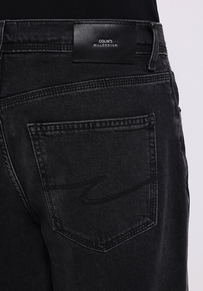 Balloon Fit   Erkek Siyah Jean Pantolon