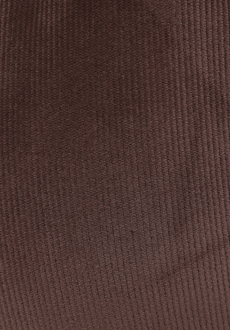 Regular Fit Orta Bel Düz Kadın Kahverengi Eşofman Altı