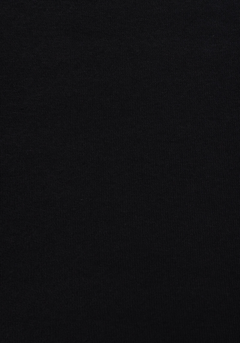 Comfort Fit   Erkek Siyah Sweatshirt