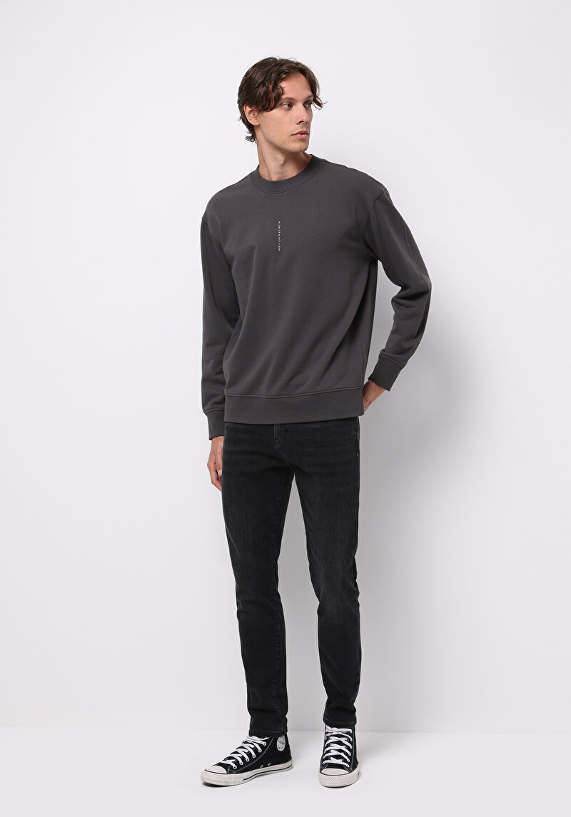 Slim Fit Erkek Siyah Jean Pantolon
