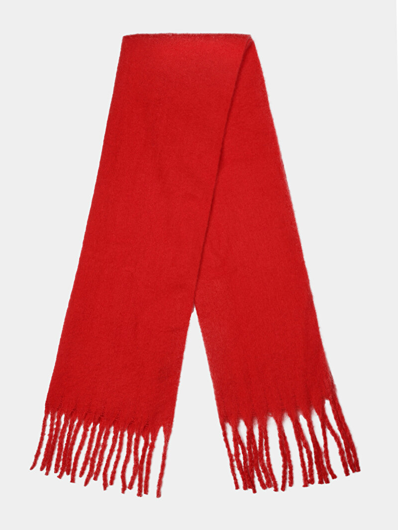 Kadın Kirmizi Atkı