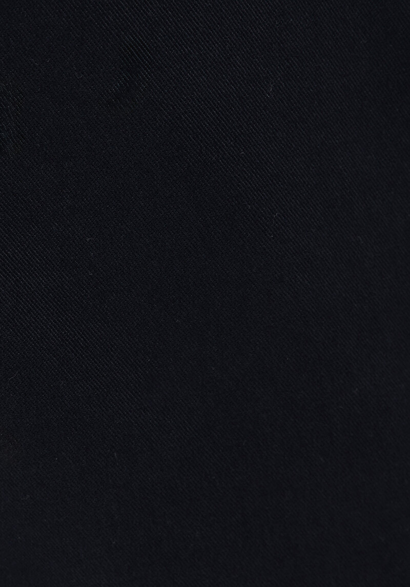 Slim Fit Orta Bel Düz Paça Erkek Lacivert  Pantolon