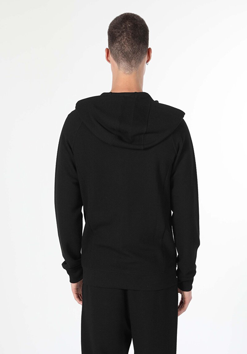 Slim Fit Erkek Siyah Ceket