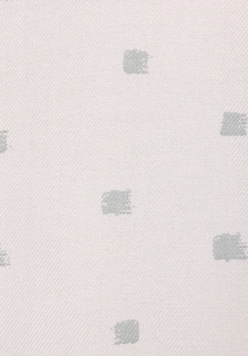 Relax Fit Shirt Neck Baskılı Kadın Ekru Uzun Kol Gömlek