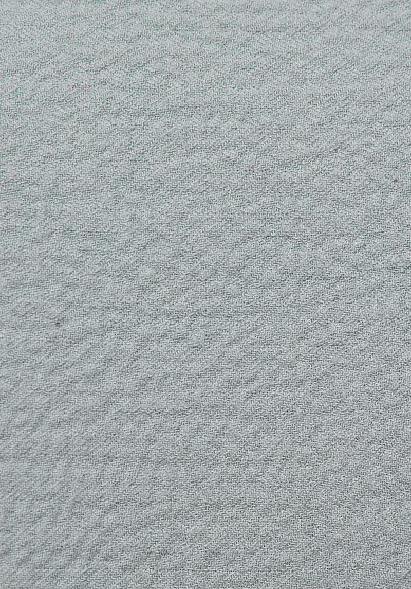 Relax Fit Shirt Neck Düz Kadın Yeşil Uzun Kol Gömlek