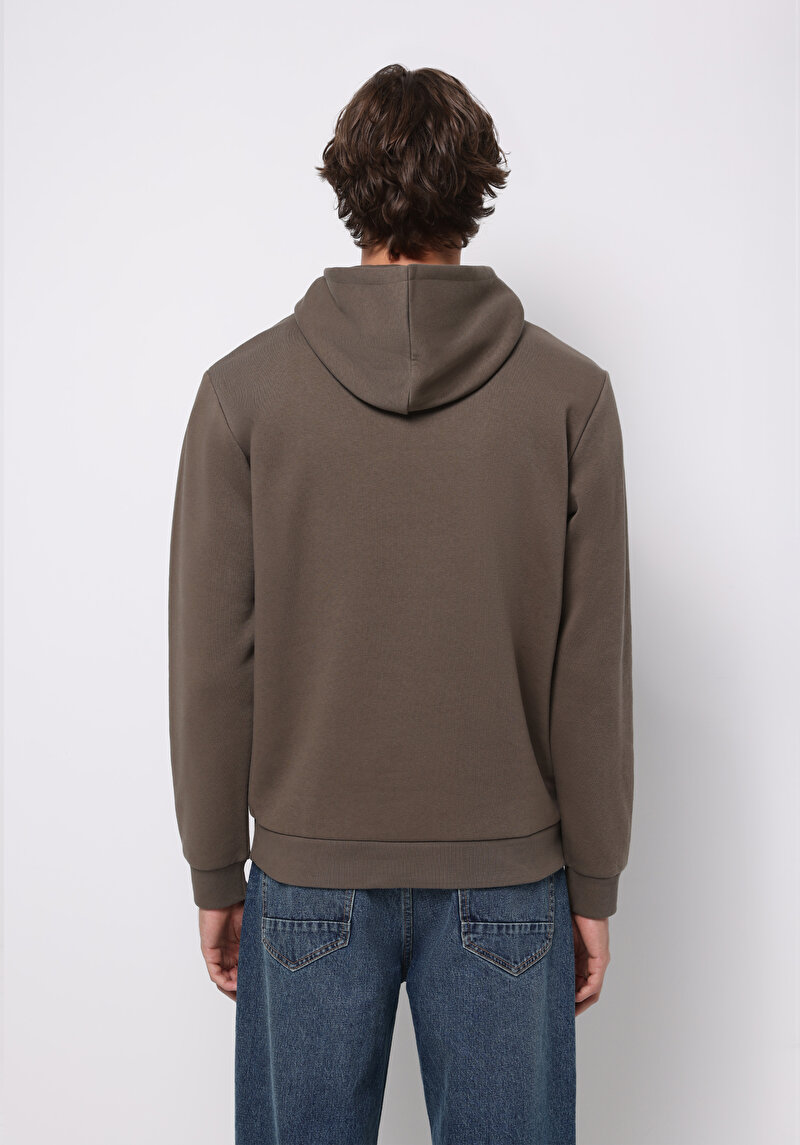 Regular Fit Erkek Gri Sweatshirt